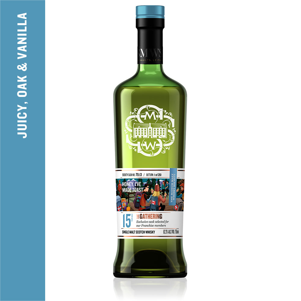 CASK NO. 79.13 Honey, I've Made Toast, Single Malt Highland Whisky Single Cask, Cask Strength